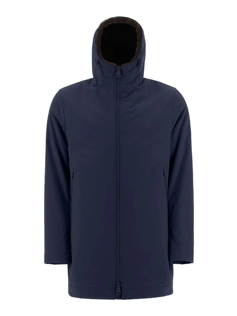 Blue Polyamide Coat